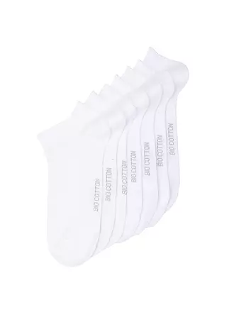 MAX CALVIN | Sneaker Socken 7er Pkg. weiss | 